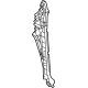 Toyota 53827-62010 Rear Seal, Passenger Side