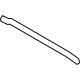 Toyota 53156-0R170 Shutter Assembly Lower Seal, Rear Driver Side