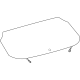 Toyota 68105-48921 Lift Gate Glass, Rear