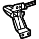 Toyota 72714-0R010 Mount Clamp, Driver Side