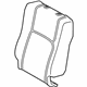 Toyota 71551-21110 Seat Back Pad, Passenger Side