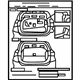 Toyota 74594-12010 Info Label