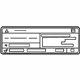 Toyota 88723-42081 A/C Label