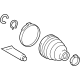 Toyota 04439-0T042 Inner CV Joint Boot, Rear