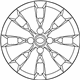 Toyota 42602-0D210 Wheel Cover