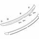 Toyota 76085-WB001 Spoiler, Silver, Rear