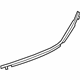 Toyota 75730-10020 Belt Molding, Black, Passenger Side