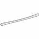 Toyota 76812-02200 Upper Molding, Black, Rear