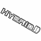 Toyota 75445-42011 Nameplate, Rear