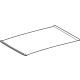 Toyota 63306-0E080-B1 Sunshade, Gray