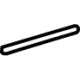 Toyota 62475-0E020 Headliner Side Seal, Inner