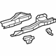 Toyota 57611-02904 Rear Rail, Passenger Side