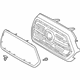 Toyota 53101-04010-A0 Upper Grille, White, Front