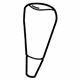 Toyota 33504-60450-C0 Shift Knob, Black