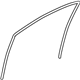 Toyota 68141-02250 Run Channel, Passenger Side