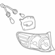 Toyota 81550-02460 Lens & Housing, Passenger Side