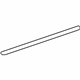 Toyota 75731-AC020-A0 Body Side Molding, White, Outside Passenger Side