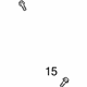 Toyota 90119-A0288 Air Switch Valve Bolt