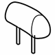 Toyota 71910-02610-B1 Headrest, Front