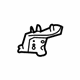 Toyota 53942-0C011 Mount Bracket, Driver Side