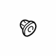 Toyota 90179-05087 Hinge Cover Nut