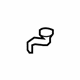 Toyota 55751-06010 Cowl Top Panel Drain Hose, Front
