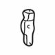Toyota 69432-17010 Striker, Driver Side