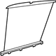 Toyota 65980-0C010-C0 Sunshade, Black, Passenger Side