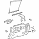 Toyota 62510-0C110-C1 Lower Quarter Trim, Gray, Front Passenger Side