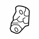 Toyota 81118-60K10 Upper Bracket, Passenger Side