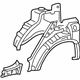 Toyota 61631-48902 Outer Wheelhouse, Passenger Side