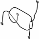 Toyota 72620-0C040 Release Cable, Rear