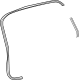 Toyota 67881-08040 Body Weatherstrip, Rear