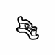 Toyota 90462-12074 Hold Down Clamp