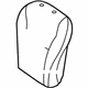 Toyota 71552-02530 Seat Back Pad, Driver Side