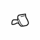 Toyota 74223-04010-B0 Grip Handle Cap, Gray, Passenger Side
