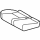 Toyota 71075-35A90-C4 Cushion Cover, Black, Passenger Side