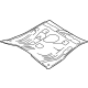 Toyota 58211-0A030 Center Floor Pan, Front