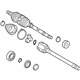Toyota 43420-01130 Axle Assembly, Driver Side