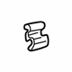 Toyota 67216-52010 Glass Stop, Front