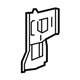 Toyota 57113-12220 Rail Extension, Passenger Side
