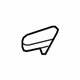 Toyota 72574-47010-B1 Recline Handle, Gray, Driver Side