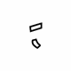Toyota 76821-02100 License Molding Pad, Upper