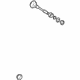 Toyota 43049-28010 Stub Shaft, Front Passenger Side