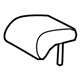 Toyota 71960-02530-B1 Headrest, Center, Gray