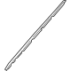 Toyota 75535-30280 Windshield Trim, Outside Passenger Side