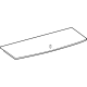 Toyota 58410-0E080-C0 Trim Board, Rear Passenger Side