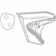 Toyota 81581-10011 Backup Lamp, Passenger Side