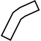 Toyota 16573-37020 Water Hose, Upper