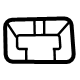 Toyota 62627-08010-A0 Lower Trim Hole Cover, Rear Driver Side